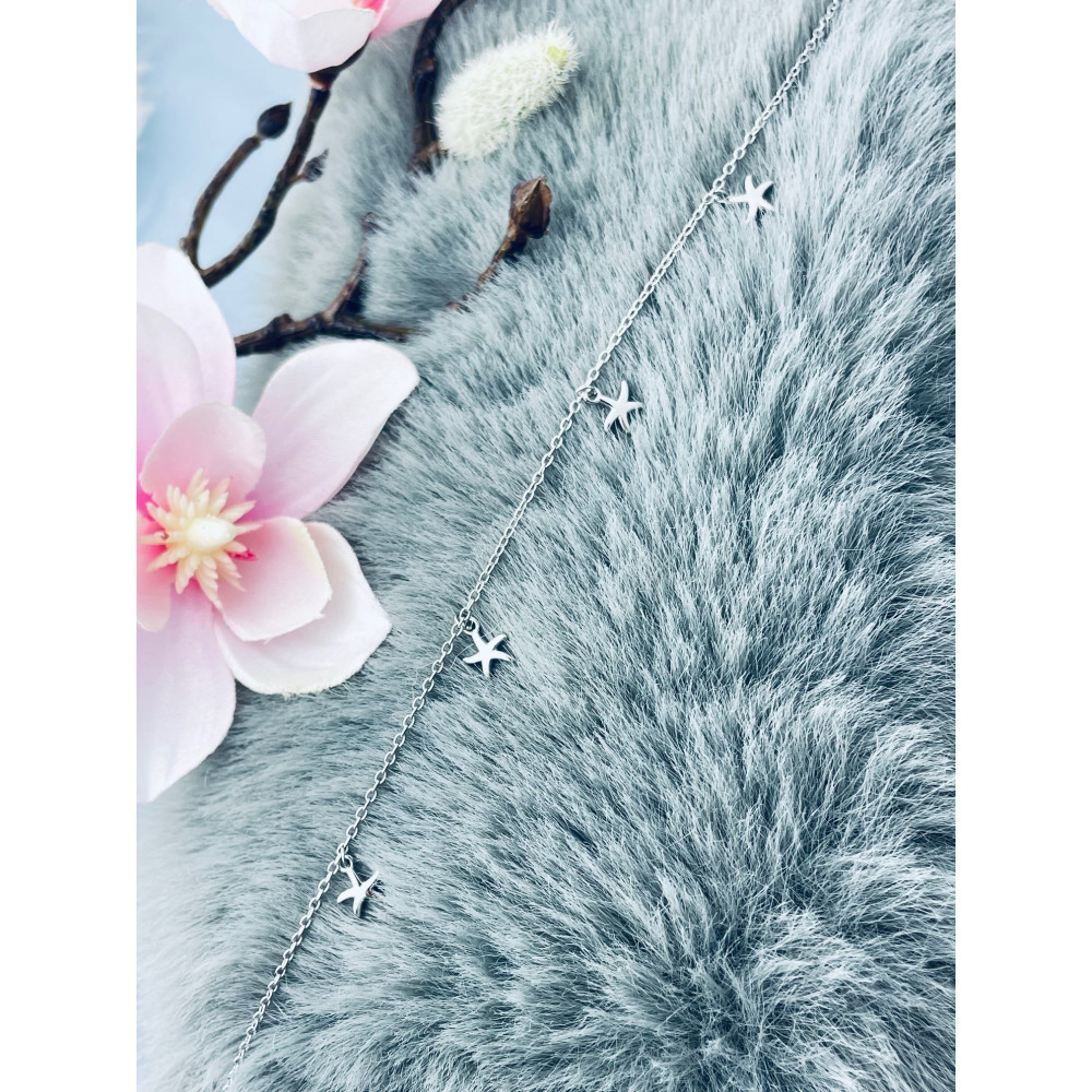 Seestern 925 Silber Bein Armband