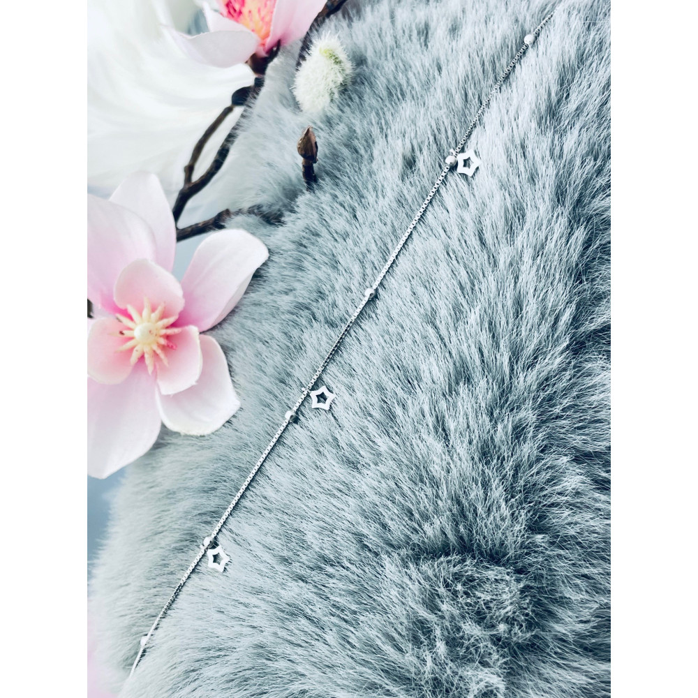 Stern 925 Silber Bein Armband