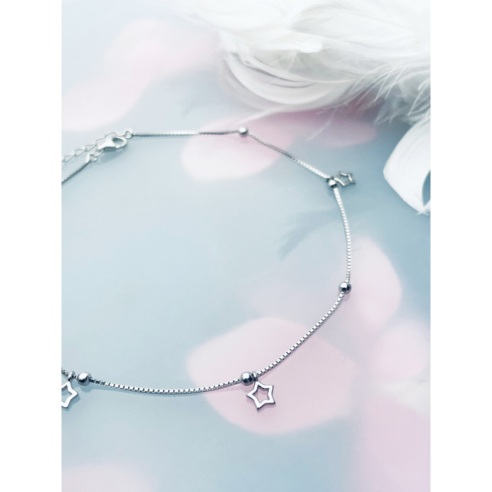 Stern 925 Silber Bein Armband