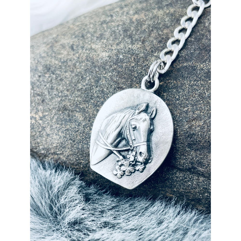 Pferd 925 Silber Schlüsselbund