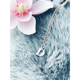 Srebrny wisiorek zawieszka literka D