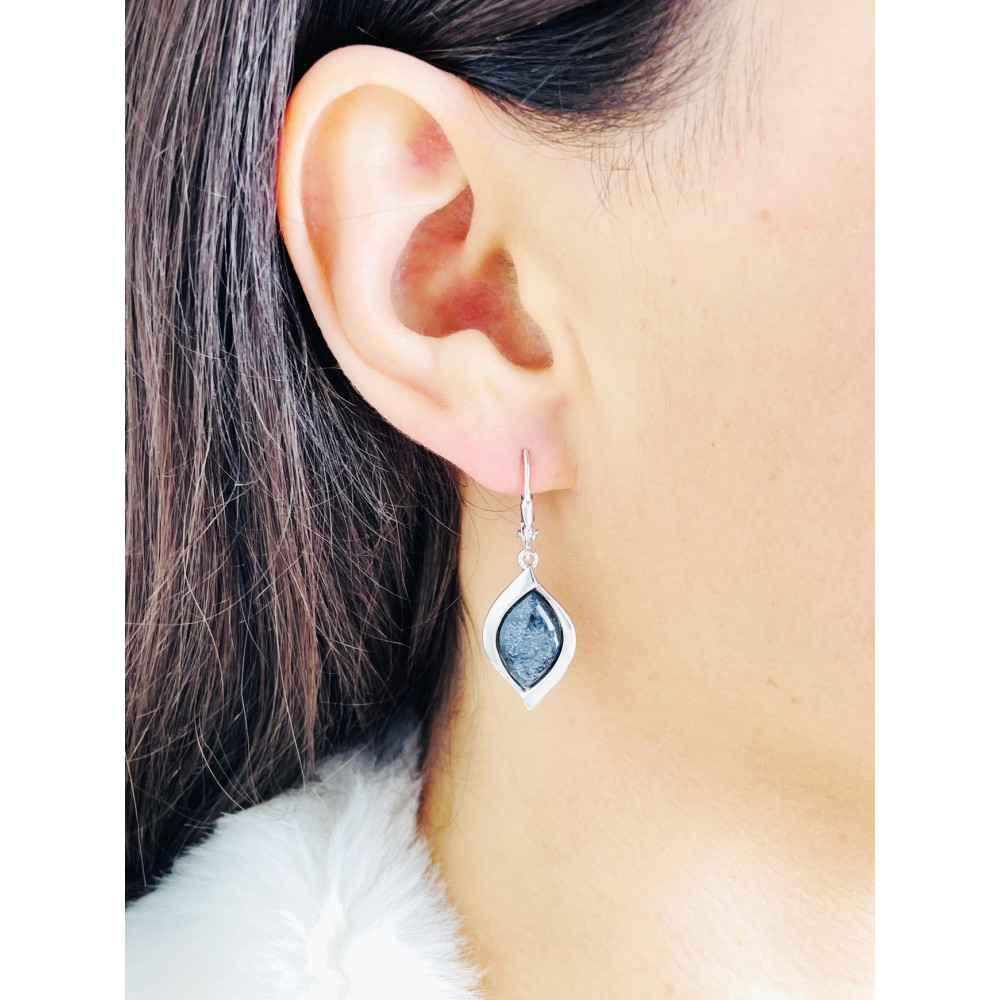 925 Silber Ohrringe Träne