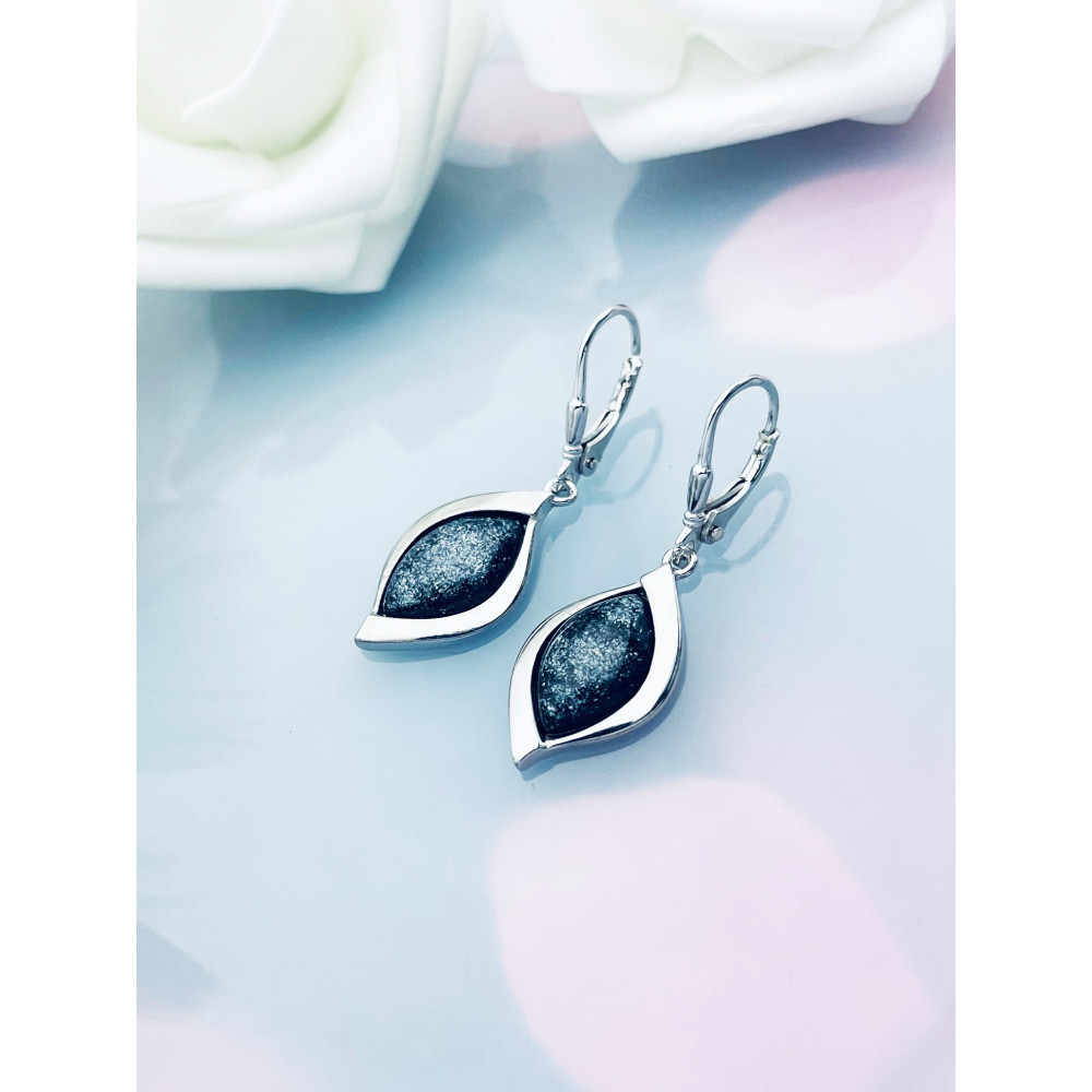 925 Silber Ohrringe Träne