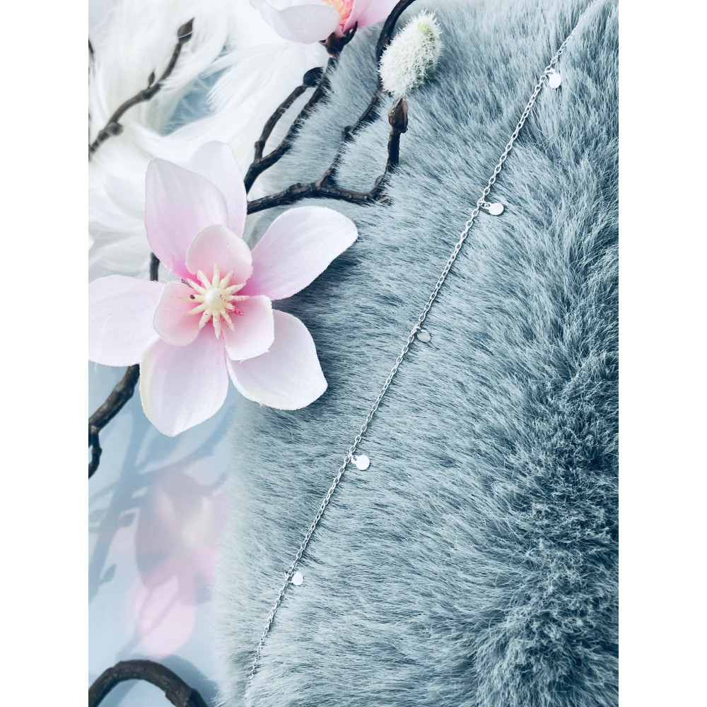 Kreis 925 Silber Bein Armband