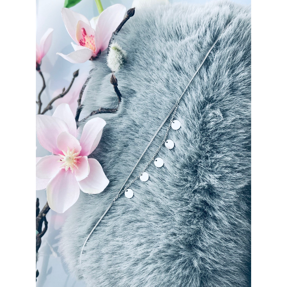 Kreis 925 Silber Bein Armband