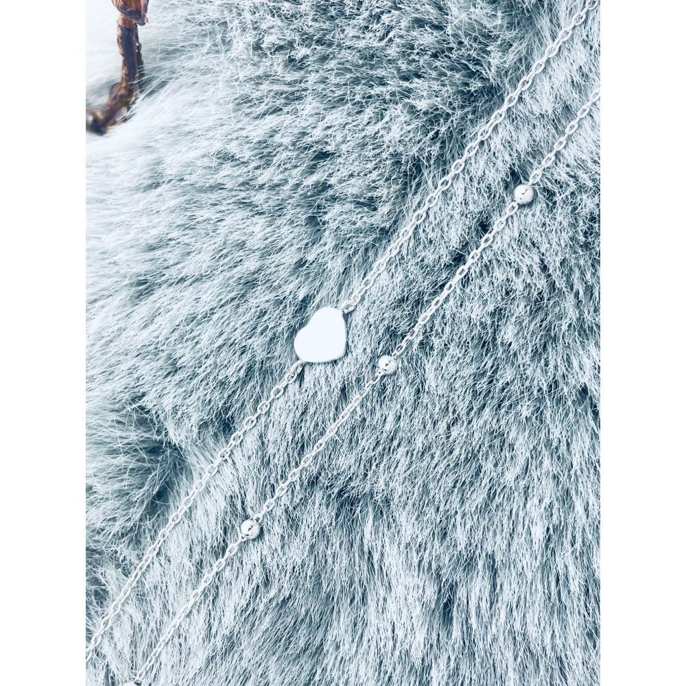 Herz 925 Silber Bein Armband