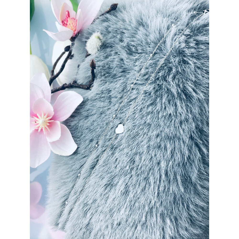 Herz 925 Silber Bein Armband