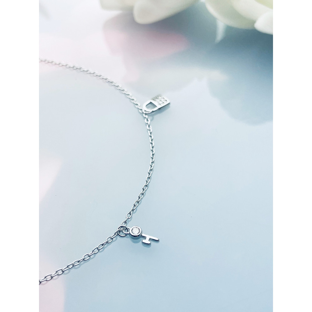 Złota bransoletka celebrytka serce nieskończoność