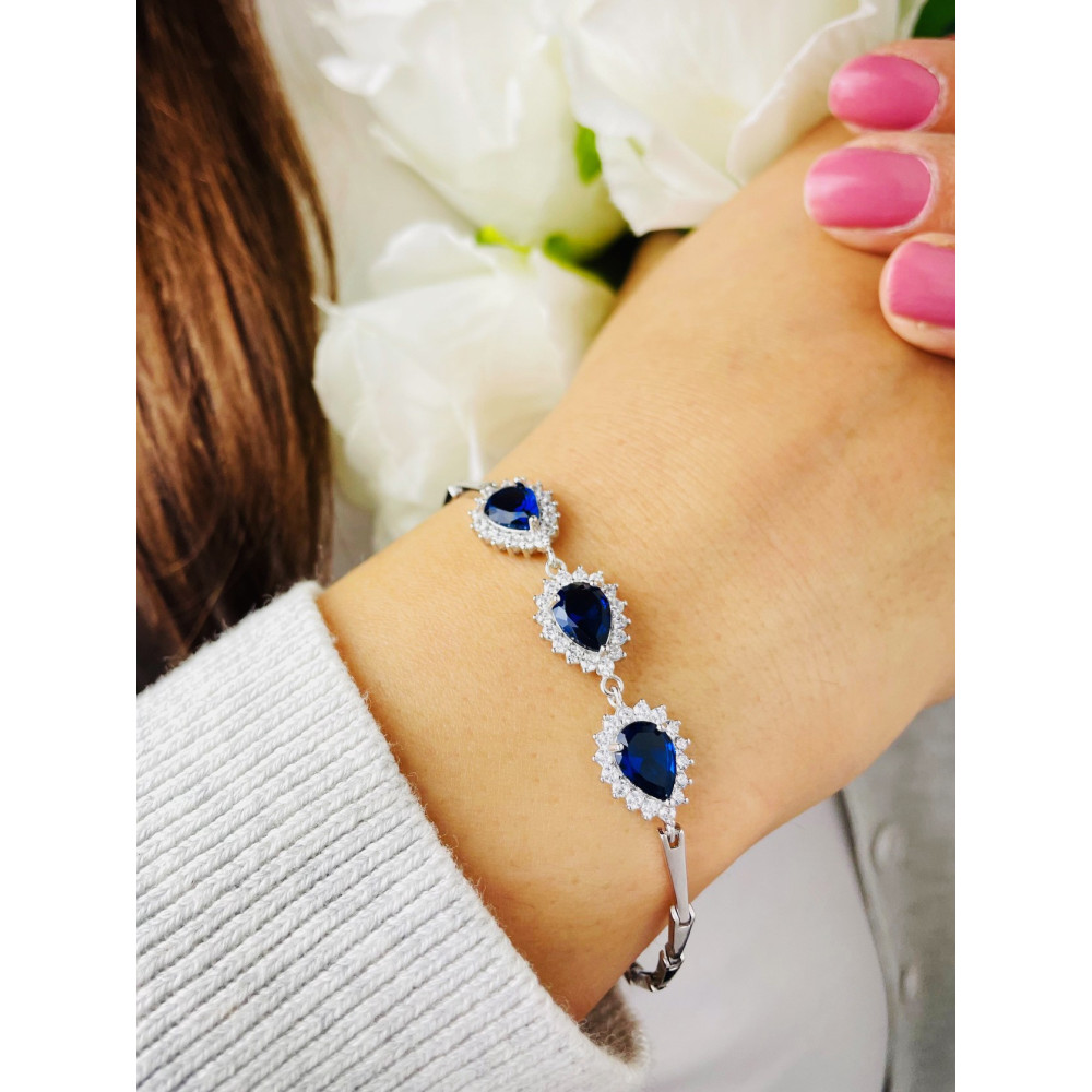 Armband 925 Silber Damen mit Zirkonia