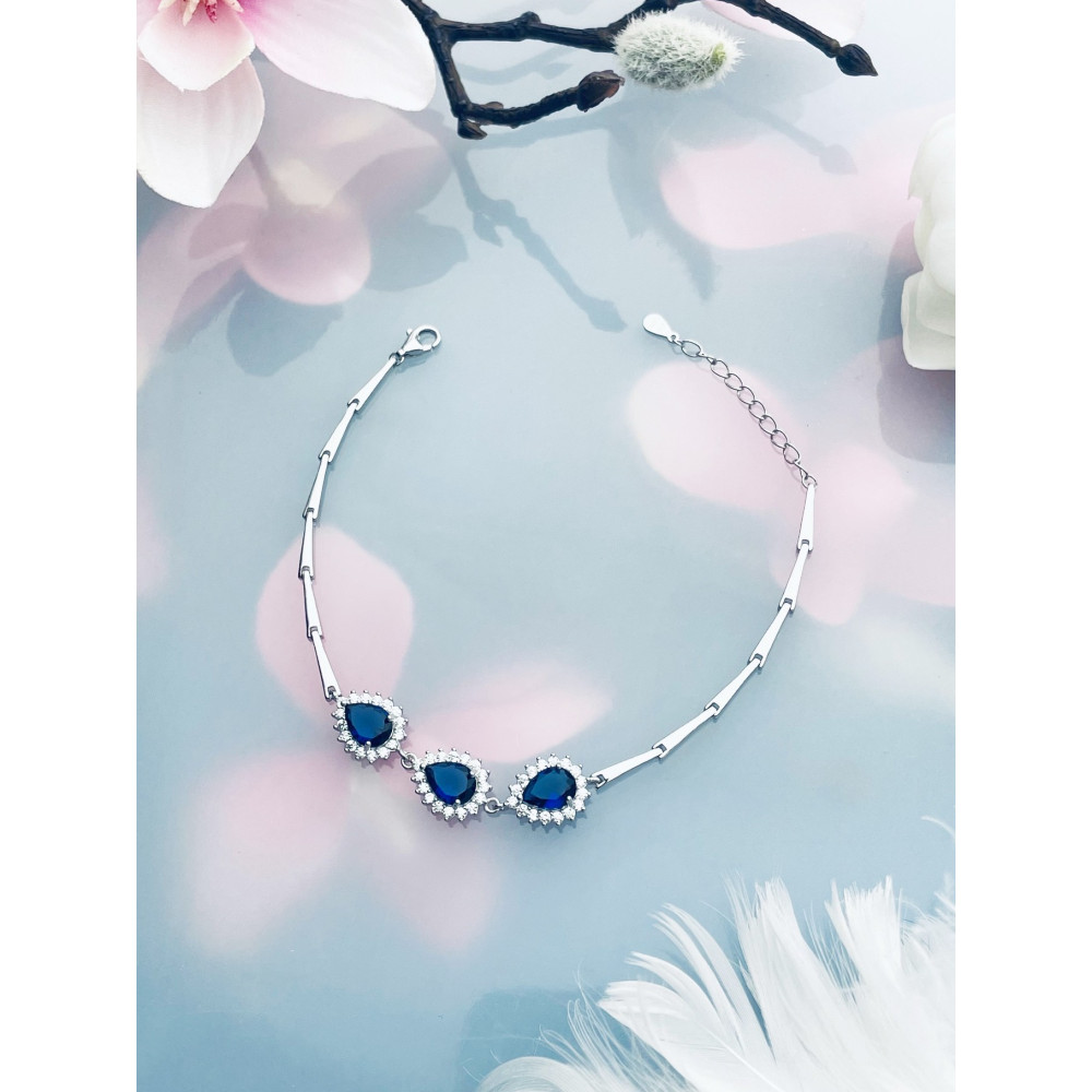 Armband 925 Silber Damen mit Zirkonia