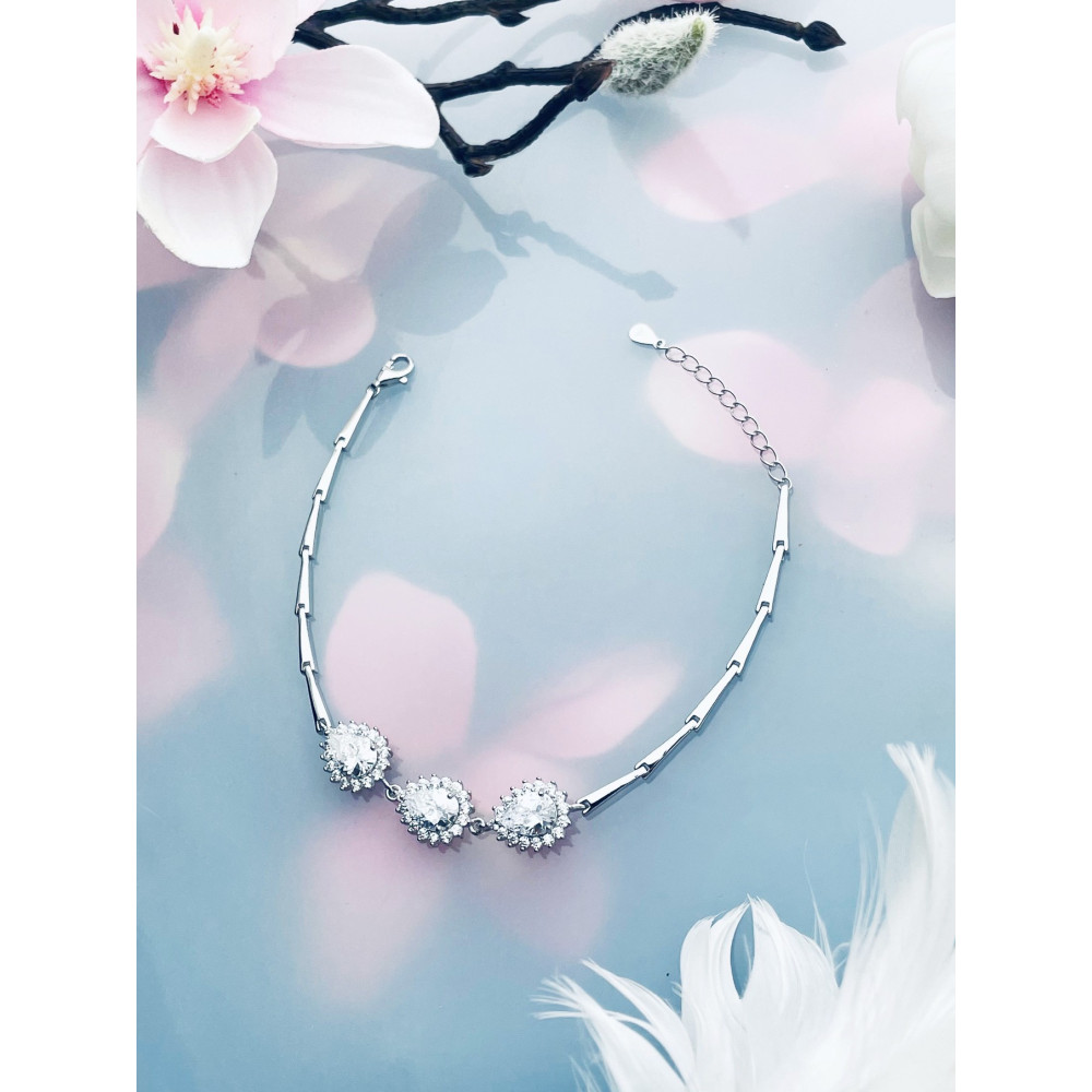 Armband 925 Silber Damen mit Zirkonia