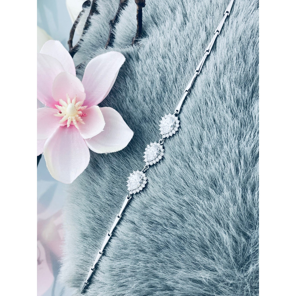 Armband 925 Silber Damen mit Zirkonia