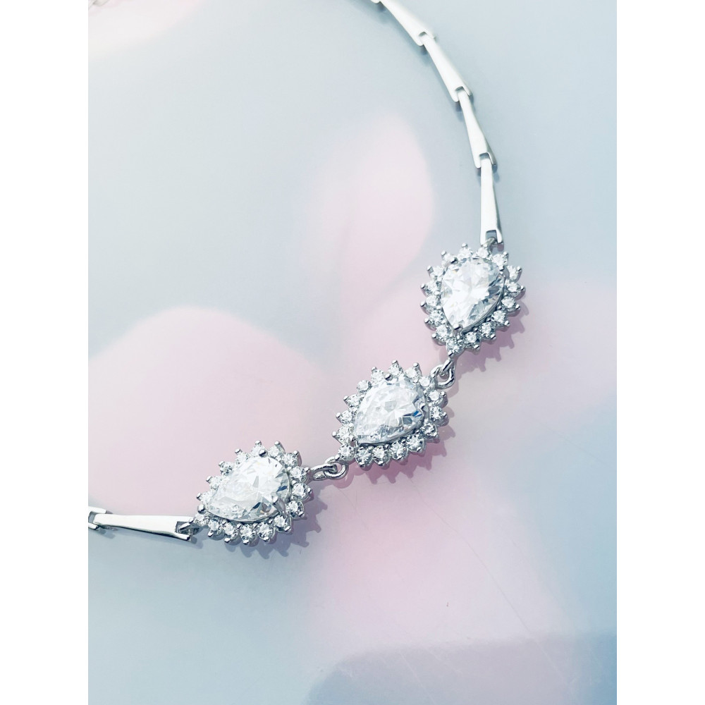 Armband 925 Silber Damen mit Zirkonia