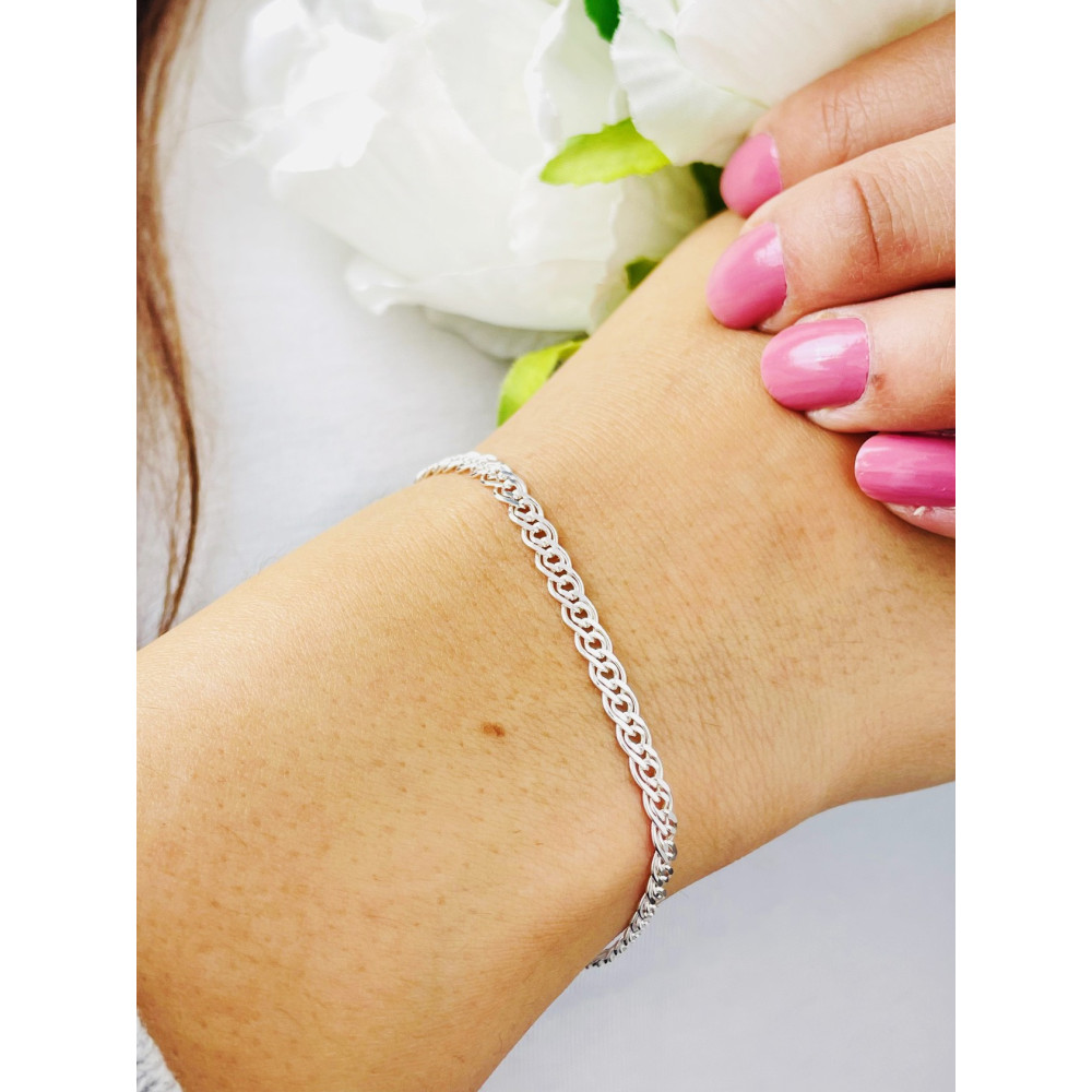 Mona Lisa Silberarmband 925 Silber