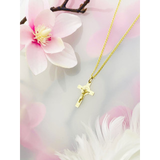 Goldanhänger Kettenanhänger Gold Anhänger Kreuz Goldkreuz Gelbgold 585er