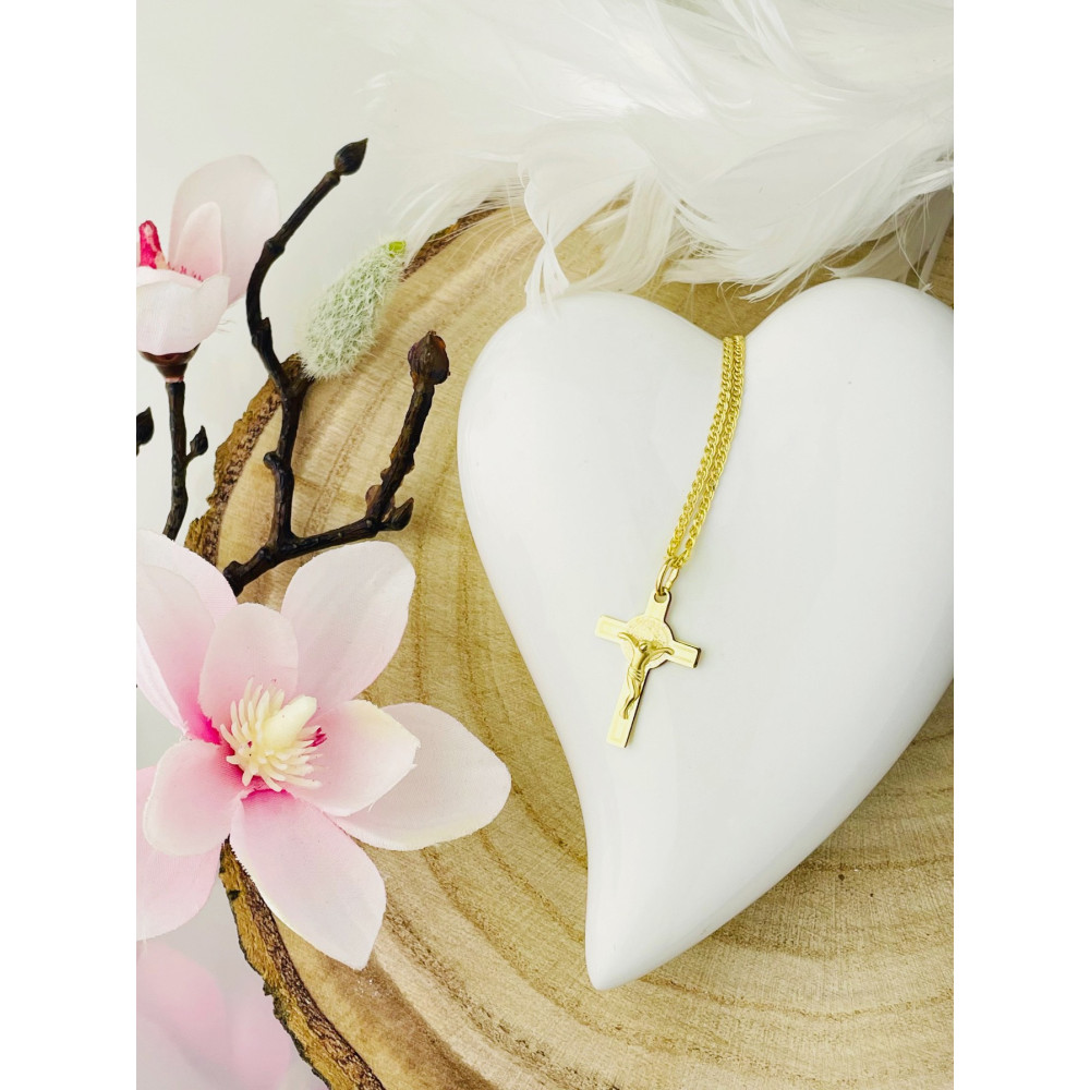 copy of Złoty krzyżyk klasyczny diamentowany