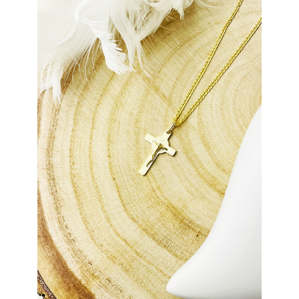 copy of Złoty krzyżyk klasyczny diamentowany