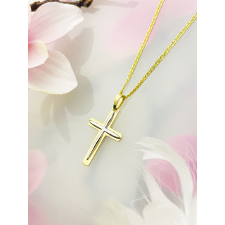 Goldanhänger Kettenanhänger Gold Anhänger Kreuz Goldkreuz Gelbgold 585er 14KT