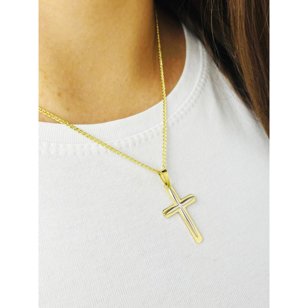 Goldanhänger Kettenanhänger Gold Anhänger Kreuz Goldkreuz Gelbgold 585er 14KT