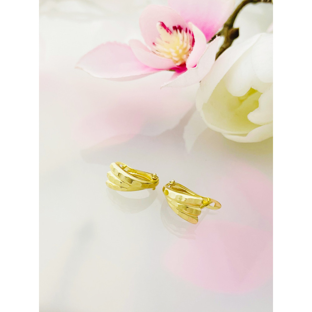 Ohrringe Ohrhänger Ohrstecker Ohrschmuck Gelbgold Paar 585er 14KT