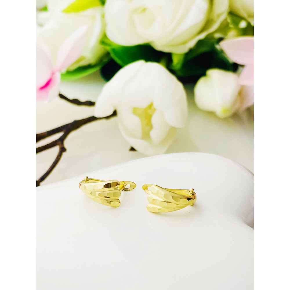 Ohrringe Ohrhänger Ohrstecker Ohrschmuck Gelbgold Paar 585er 14KT