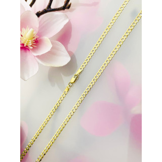 Goldkette Halskette Kette Panzerkette Collier Cuban Gelbgold