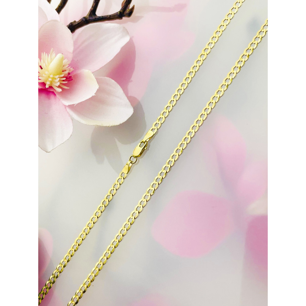 Goldkette Halskette Kette Panzerkette Collier Cuban Gelbgold