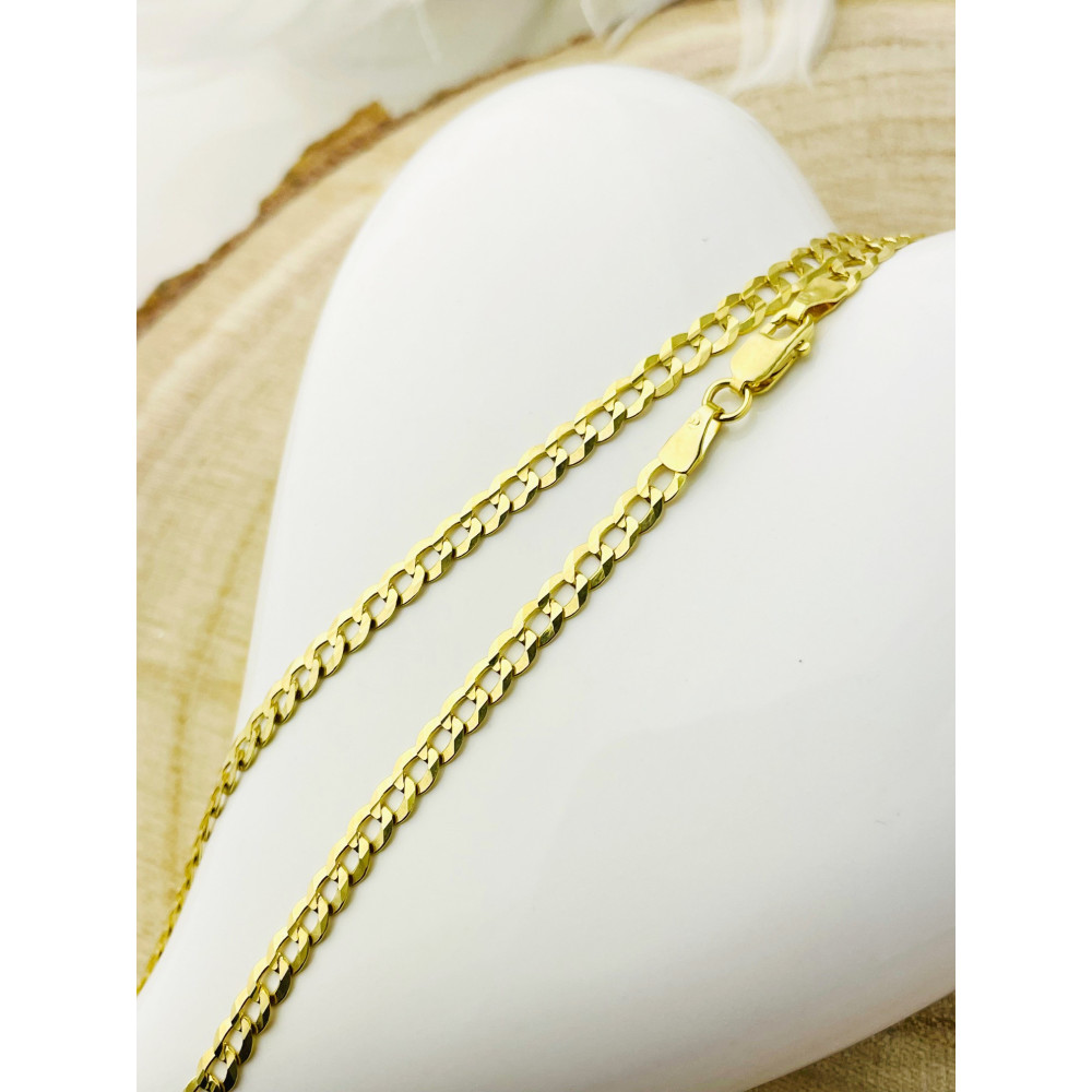 Goldkette Halskette Kette Panzerkette Collier Cuban Gelbgold