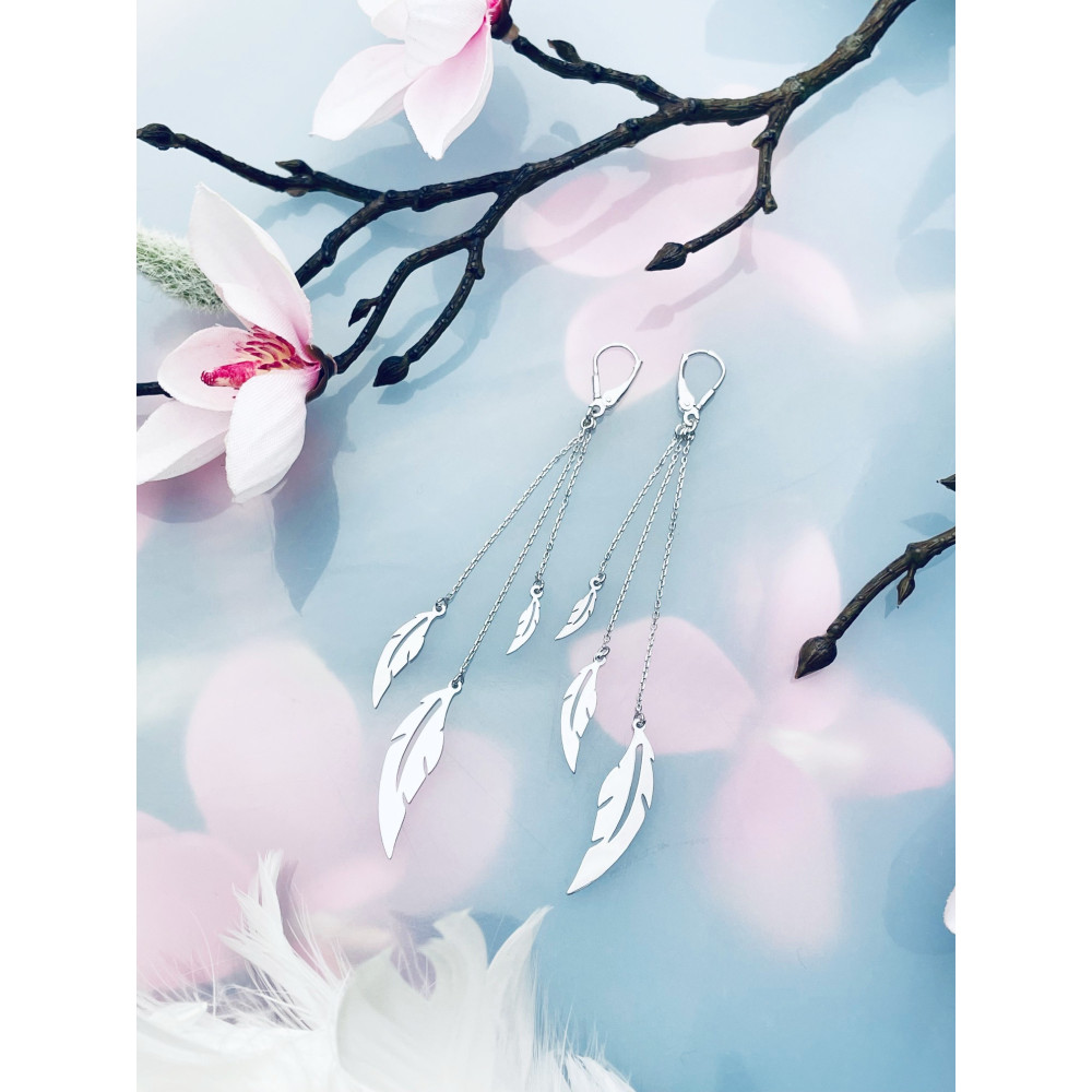 copy of Złote kolczyki przecinki z cyrkoniami