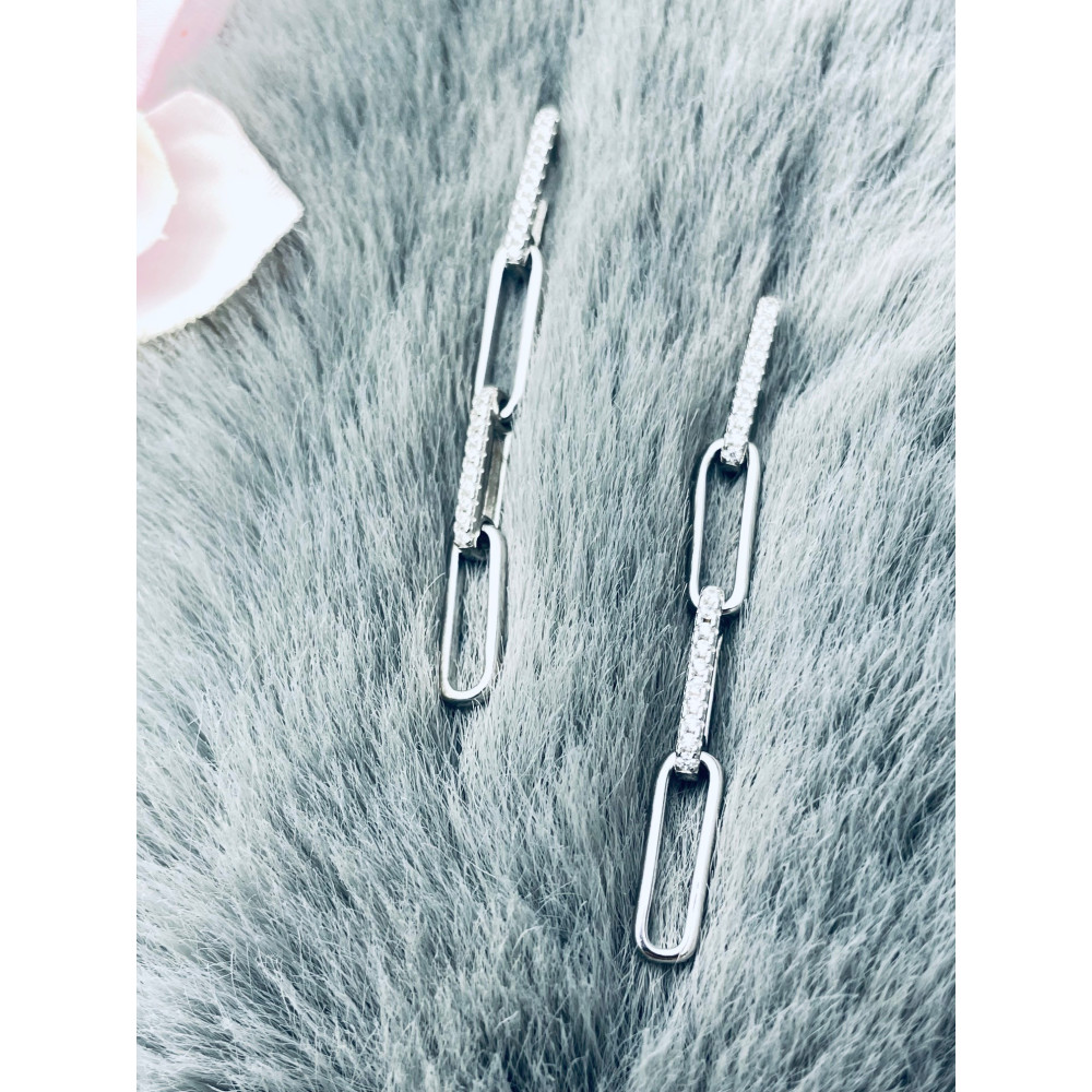 Kette 925 Silber Ohrringe Damen