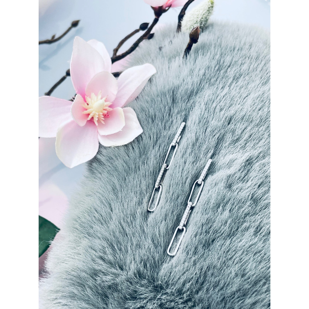 Kette 925 Silber Ohrringe Damen