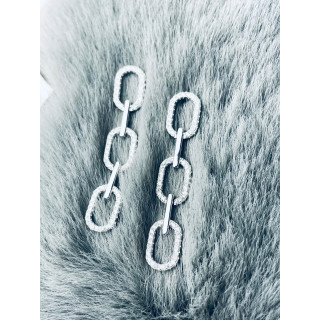 Kette 925 Silber Ohrringe Damen