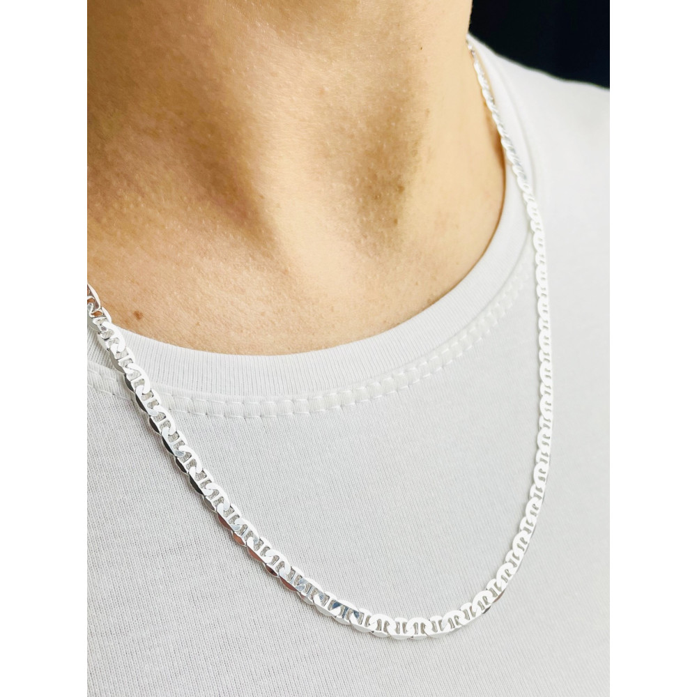 925 Silber Halskette Panzerkette