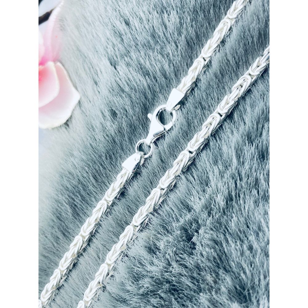 925 Silber königliches Halskette