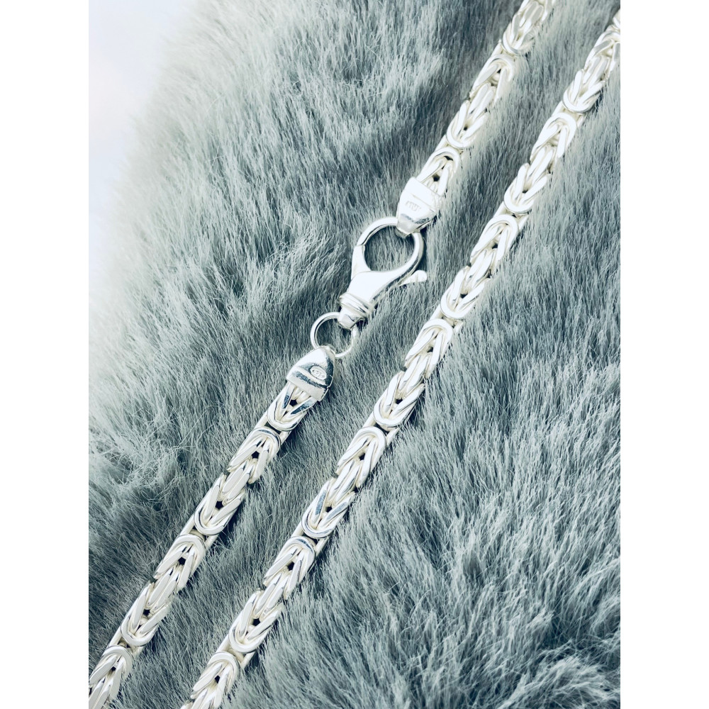 925 Silber königliches Halskette