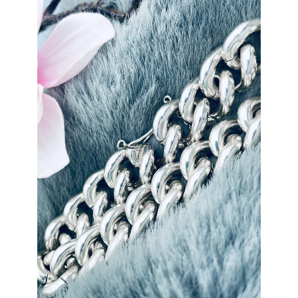 Silber 925 Panzerkette Armband