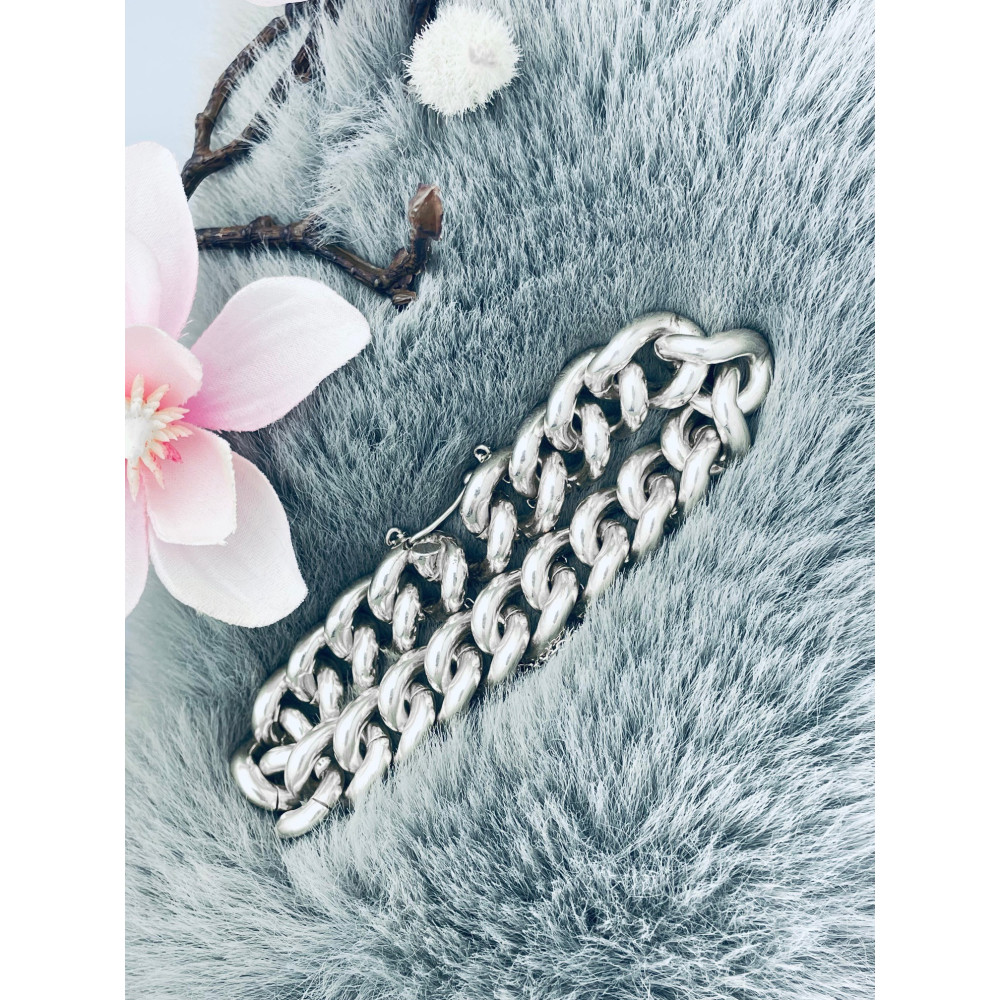 Silber 925 Panzerkette Armband