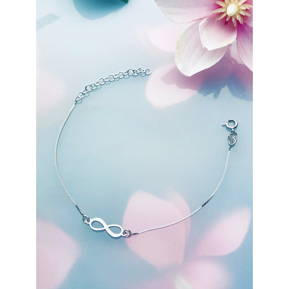 Infinity Armband 925 Silber Damen Kinder