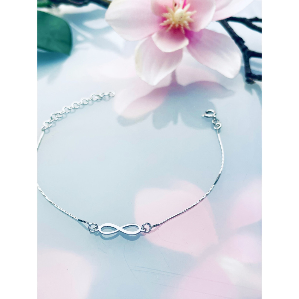 Infinity Armband 925 Silber Damen Kinder