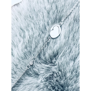 Herz Armband 925 Silber mit Zirkonia Damen Kinder