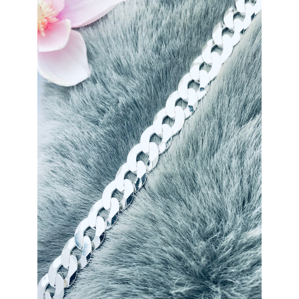 Silber 925 Panzerkette Armband