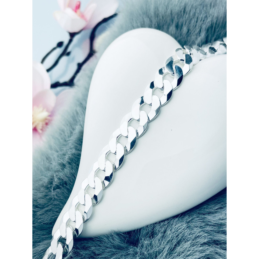 Silber 925 Panzerkette Armband