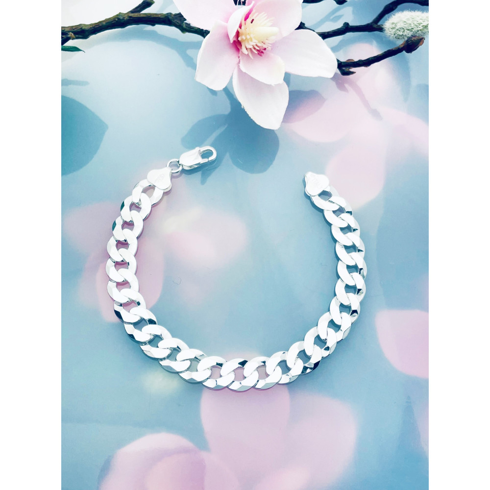 Złota bransoletka celebrytka serce nieskończoność