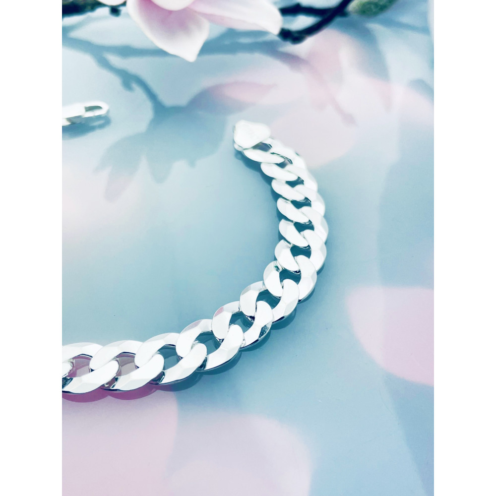 Silber 925 Panzerkette Armband