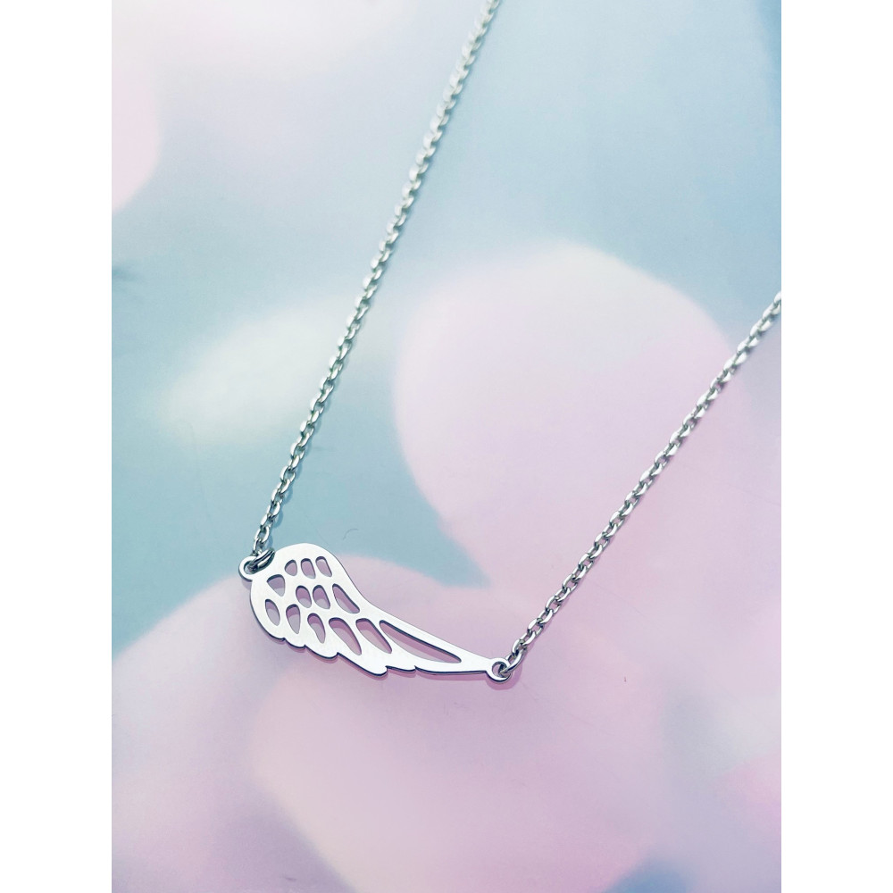 Flügel 925 Silber Halskette Halsband Damen Kinder