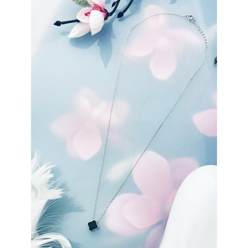 Kleeblatt 925 Silber Halskette Halsband Damen Kinder