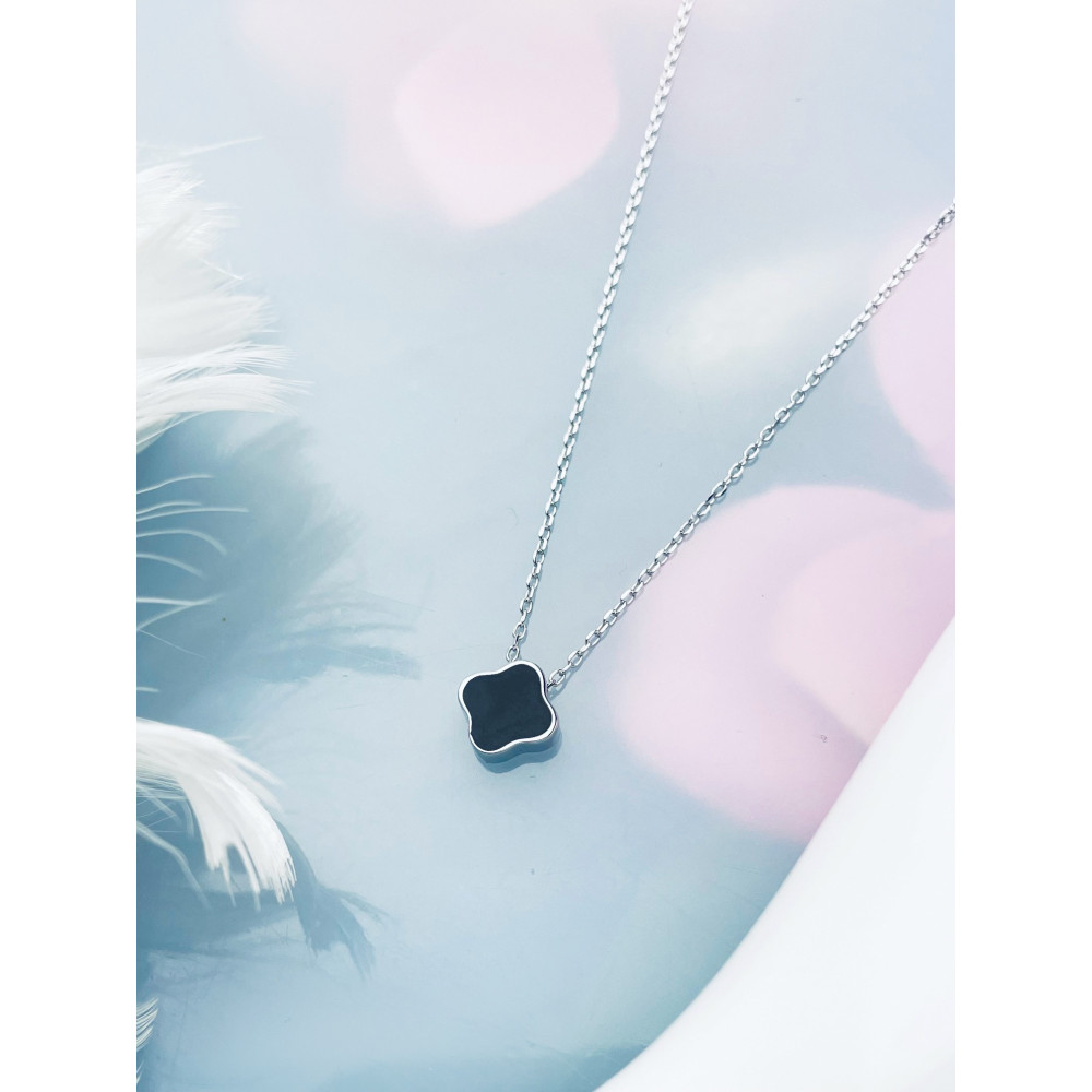 Kleeblatt 925 Silber Halskette Halsband Damen Kinder