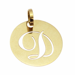 copy of Złoty wisiorek zawieszka rozeta ażurowa