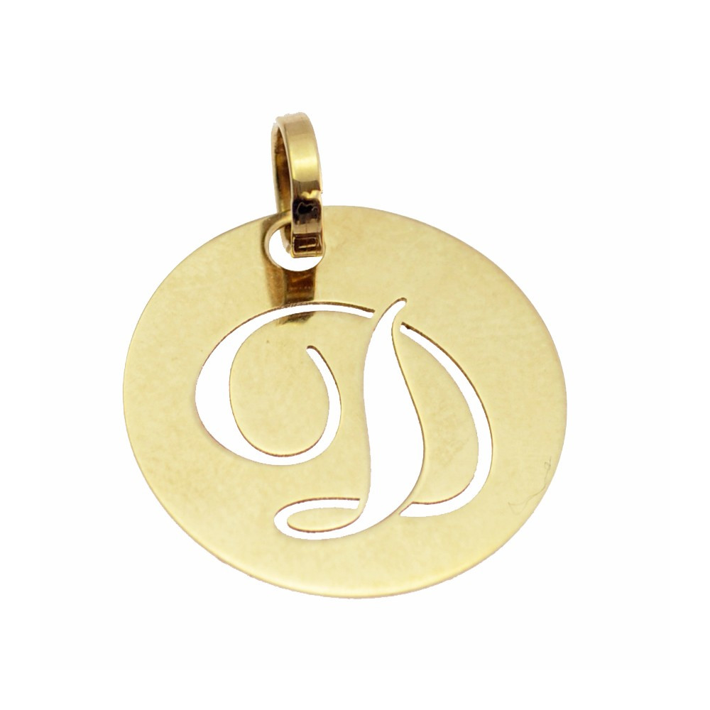 copy of Złoty wisiorek zawieszka rozeta ażurowa